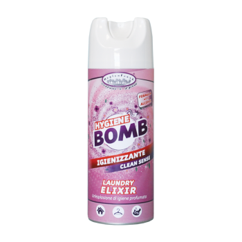 Désodorisant pour Textile et surface HYGIENE BOMB Elixir Clean Sense – 400ml